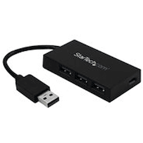 Startech 4 Port USB 3.0 Hub, USB Type-A Hub with 1x USB-C & 3x