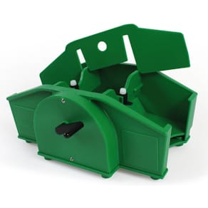 Kartenmischer ASS Vario, grün, für 110 Blatt, Kunststoffetui