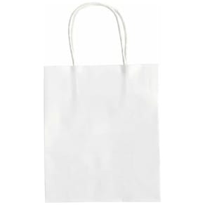 Geschenktragetasche Folia, 20 St., weiß