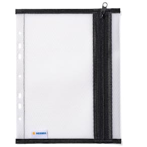 Ordnertasche HERMA, A5, Reißverschluss, schwarz