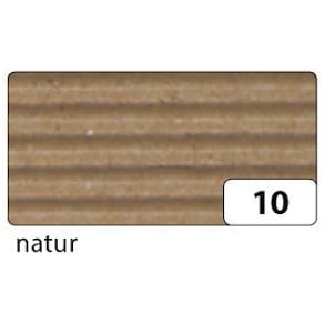 Bastelwellpappe Folia, natur, 50 x 70 cm