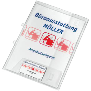 Präsentationsmappe VELOFLEX Crystal, transparent