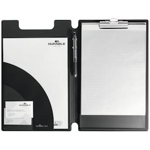 Skrivplatta Durable Svart Dubbel A4, plast