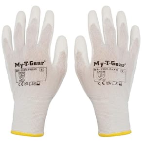 Montagehandske MY-T-GEAR PU vit 11