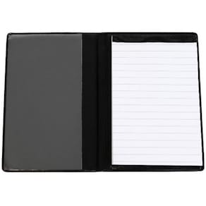 Blockomslag Svart A6, plast, ficka på insidan