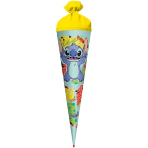 Schultüte ROTH Disney Stitch, 70 cm, rund, bunt, Filzverschluss