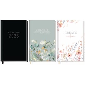 Buchkalender HÄFFT Chäff-Timer A6+ mini 2026, sortiert