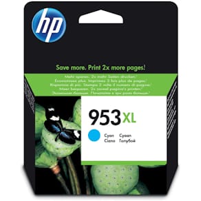 Inktcartridge HP 953XL, 1.450 pagina's, OEM F6U16AE, cyaan