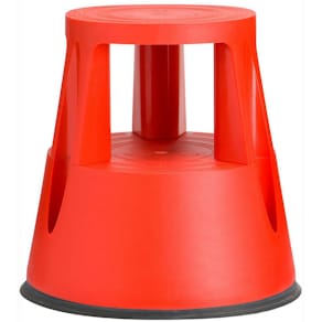 Stegpall Twinco Twin Lift Röd, höjd 41cm
