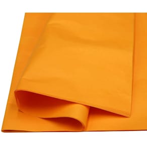 Silkespapper 50X70cm orange 25ark/fp