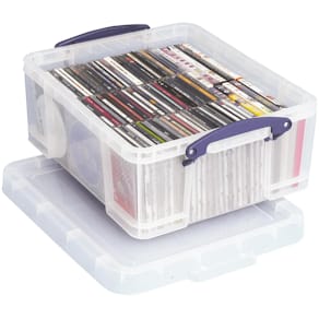 Opbergdoos Really Useful Box, 18 liter, transparant