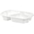 Duniform Takeaway 3-fack Vit, PP-plast, 246/fp