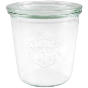 Sylteglas Ø100 x H107 mm, klart glas, 6 stk