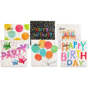 Motivservietten ATELIER Birthday Party, 33 x 33 cm