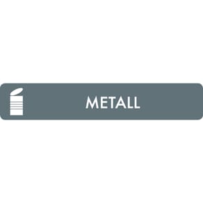 Kildesorteringsmagnet Metall 16x3cm