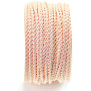 Kordel Goldina, Seide, 3 mm x 25 m, creme