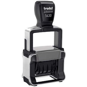 Datostempel, Trodat 5430, blå, 1 stk