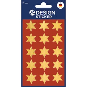 Weihnachts-Schmucketiketten Avery Zweckform Season, Stern, 20 mm