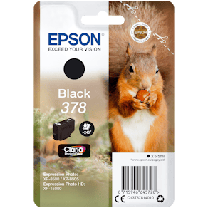 Bläckpatron EPSON C13T37814010 Svart