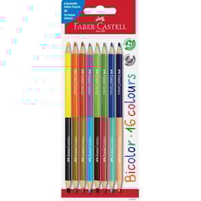 Farbstifte Faber-Castell Bicolour, 8 St., sortiert