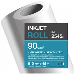 Inkjetpapper CLF 610mmx45m 90g