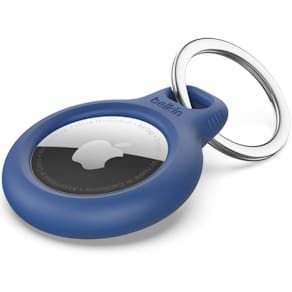Secure Holder with Keyring - Blue