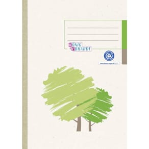 Geschäftsbuch König & Ebhardt A5, 96 Bl., liniert, ohne Kopfdruck