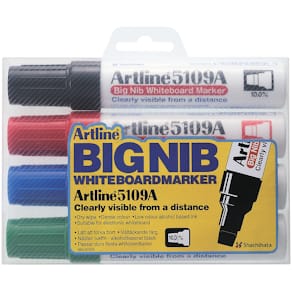 Whiteboardpenne Artline 5109A BIG 4/sæt
