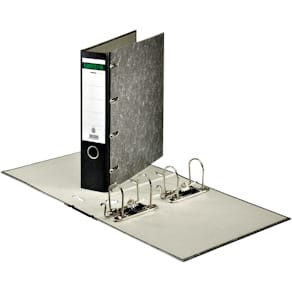 Doppelordner Centra Standard, Pappe, schwarz