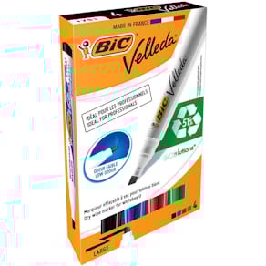 Whiteboardmarker BIC Velleda, 4 St., sortiert
