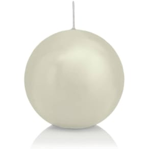 Kerze, Kugelform, 70 mm, elfenbein