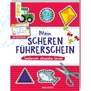 Buch TOPP Mein Scherenführerschein, Softcover, 80 Seiten, ab 4 J.