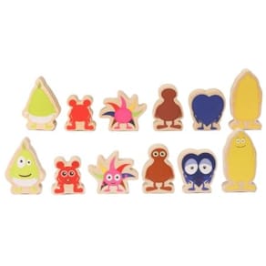 Babblarna träfigurer 6 delar
