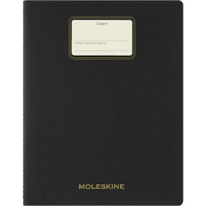 Student Cahier Linjerad XXL Svart