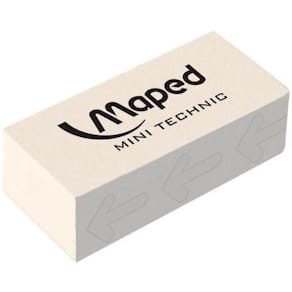 Gum Maped Technic 300, wit, miniformaat, cellofaanverpakking, doos