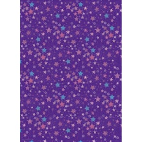 Geschenkpapier TURNOWSKY Schneegestöber, 50x70 cm, bunt, mit Präg