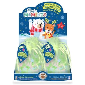 Weihnachtsetikett TRENDHAUS Traumsterne Magic Moments, 30 Stück, 