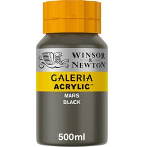 Akrylfärg Galeria Svart, 500ml