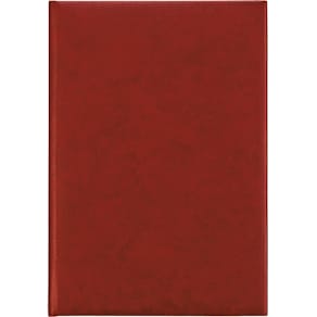 Buchkalender Alpha A5 1T/1S 2026, bordeaux