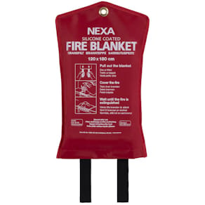 Brandfilt NEXA silikon 120x180cm röd