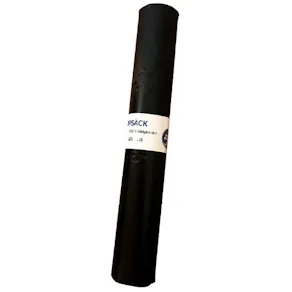 Plastsäck LD R100 125L 40my svart 10/rl