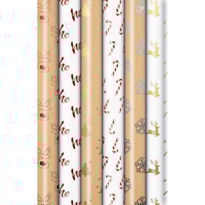 Packpapier ZÖWIE Shining Moments, Weihnachten, 1,5 m x 70 cm