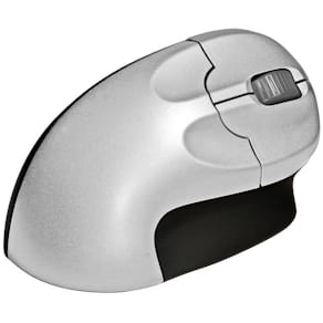 Maus BakkerElkhuizen Grip Wireless, silber-metallic