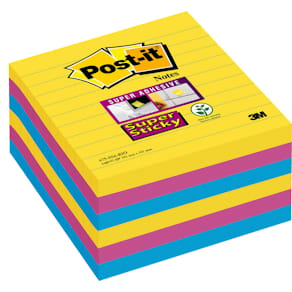 Post-it® Supersticky Notisar Rio, 101x101mm, 6/FP