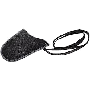 Lederfingerling SÖHNGEN, Größe 4, schwarz, Kunstleder