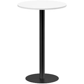 Ståbord 110cm Ø70cm vitlaminat
