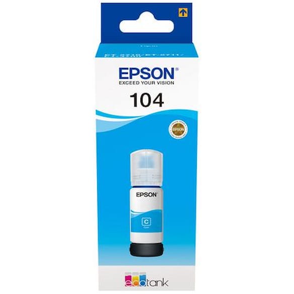 Blekk EPSON 104 EcoTank Cyan