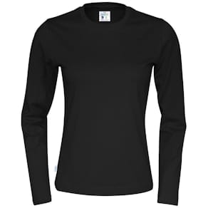 T-shirt LÄ 141019 GOTS dam svart XL