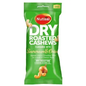 Nötter Cashew sour cream & onion, 60g