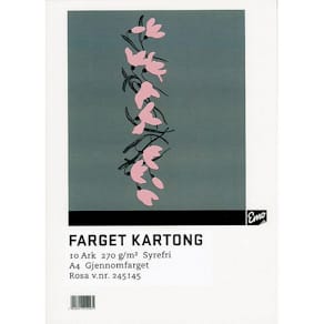 Kartong EMO A4 270g 35 rosa (10)